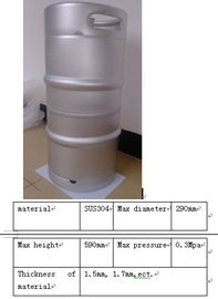 Barril de cerveja padrão americano do metal, barril EUA 1/4bbl com a micro lança de Matic