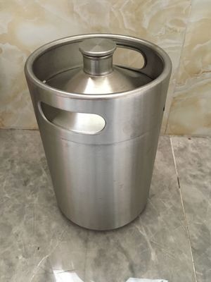 rosnador material de aço inoxidável da cerveja do produto comestível do mini rosnador do barril 2L com torneira da torneira