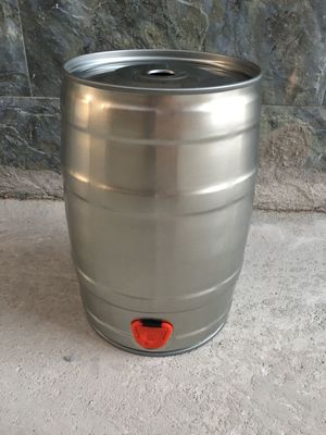 Barril de cerveja 5L do metal do produto comestível com válvula e torneira